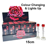 CRYSTAL COLOUR CHANGING LIGHT UP ROSE