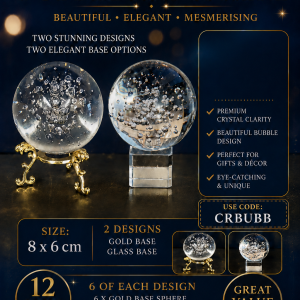 Crystal Bubble Glass