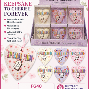 Family Ceramic Heart