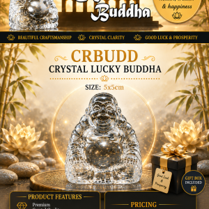 Crystal Lucky Buddha