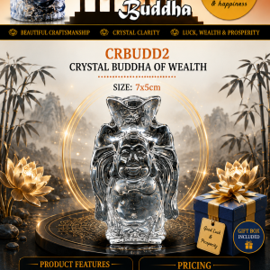 Crystal Buddha of Wealth