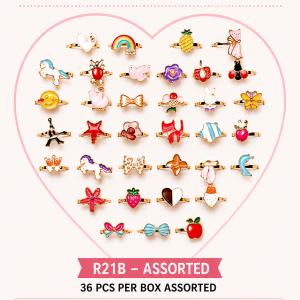 Children's Adjustable Enamel Ring