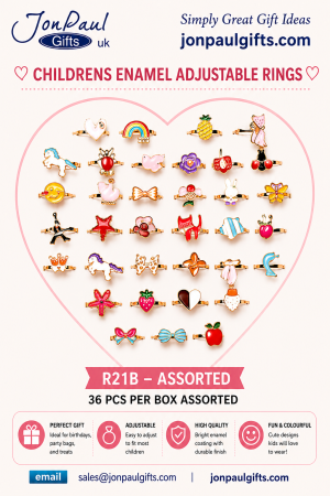 Children's Adjustable Enamel Ring