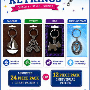 Classic Chrome Keyring
