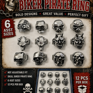 Skull/Biker/Gothic Ring Large