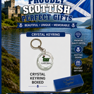 Loch Ness Crystal Keyring