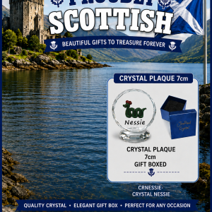 Scotland Nessie Crystal Plaque