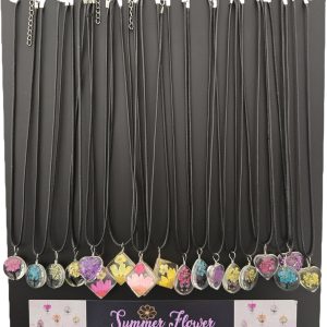 Handmade Real Pressed Flower Pendant