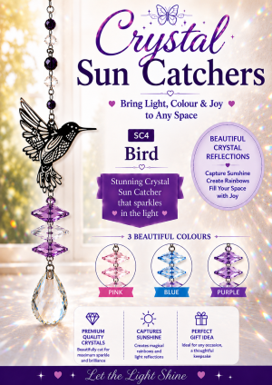 Crystal Bird Suncatcher