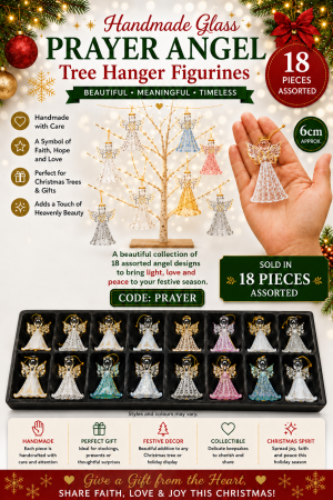 Glass Prayer Angels