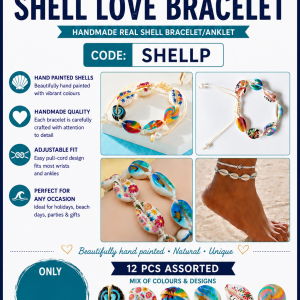 Handmade Real Shell Love Bracelet/Anklet Top Up