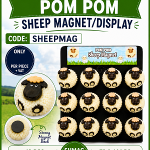 Pom Pom Sheep Magnet Top Up