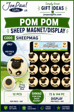 Pom Pom Sheep Magnet