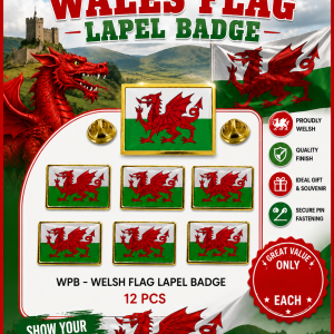 Wales Flag Lapel Badge
