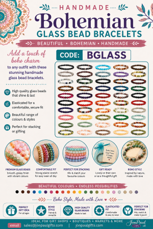 Bohemian Glass Bracelet