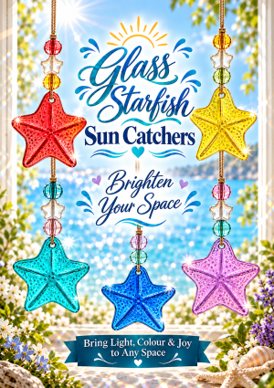 Glass Starfish Suncatcher