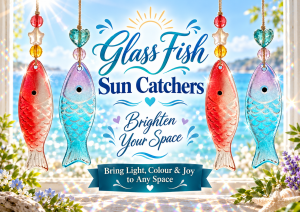 Glass Fish Suncatcher