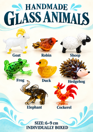Handmade Glass Animals