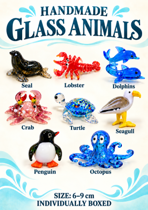 Handmade Glass Sea Creatures